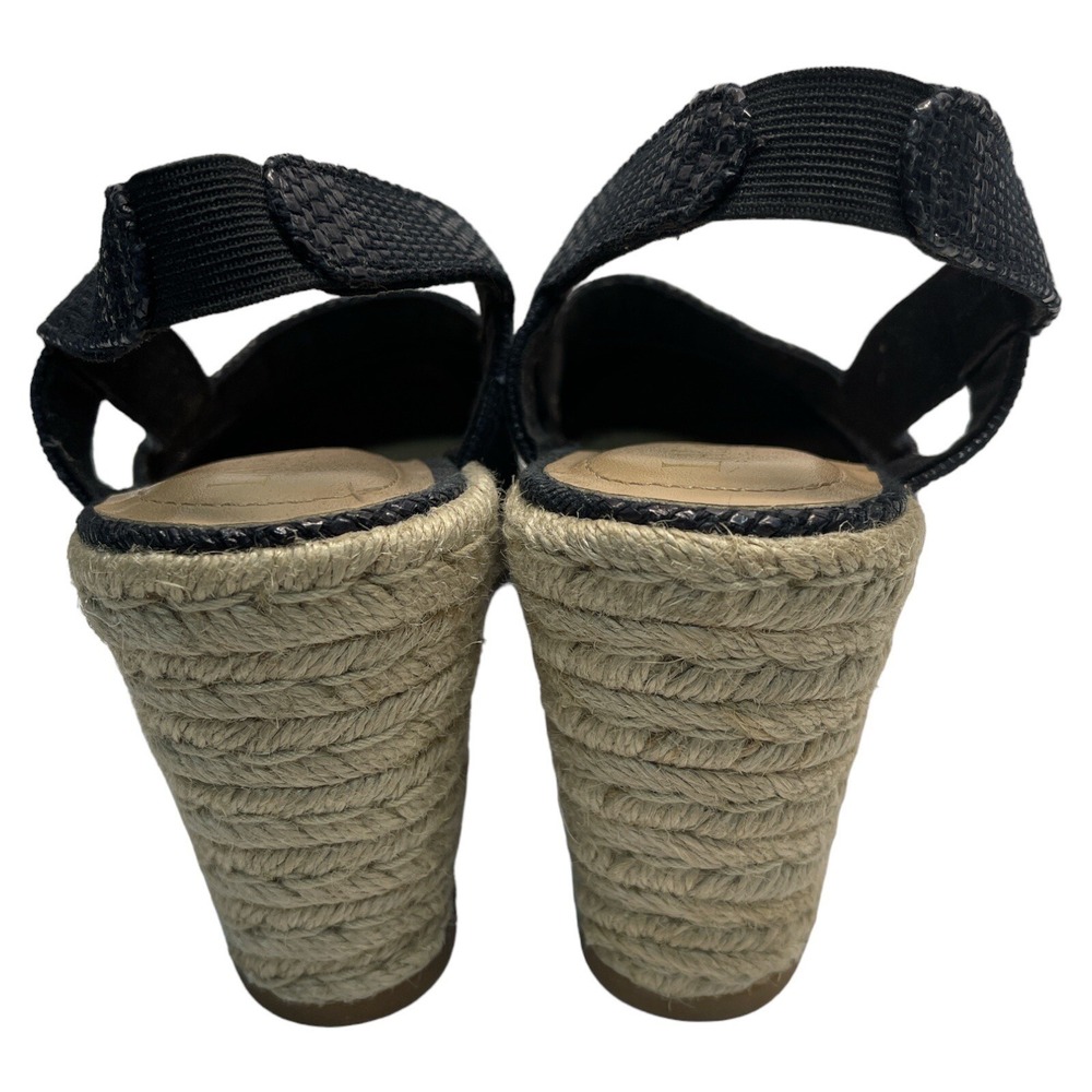 Lauren Ralph Lauren Womens 7B Navy Blue Penelope Wedges - Picture 4 of 8